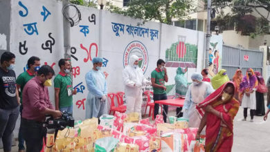 Photo of এক হাজার অসহায় পরিবারের পাশে জুম বাংলাদেশ