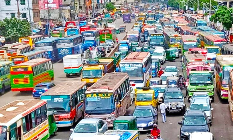 Photo of রাজধানীজুড়ে তীব্র যানজট স্কুল-কলেজ খুলতেই