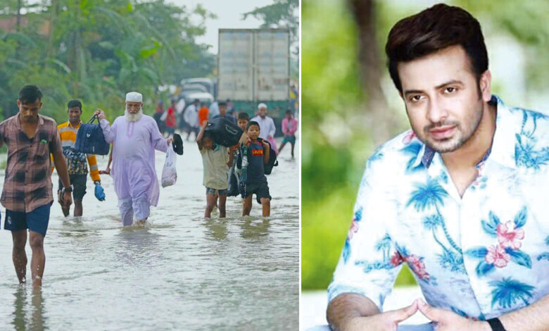 Photo of বন্যার্তদের অর্থ সহায়তা দিচ্ছেন শাকিব খান