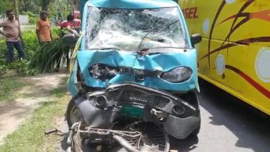 Photo of ঝিনাইদহে পিকআপ ও ভ্যানের মুখোমুখি সংঘর্ষে নিহত ৩