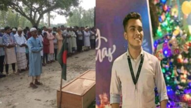 Photo of সাভারে আন্দোলনে নিহত গাইবান্ধার সজলের দাফন সম্পন্ন
